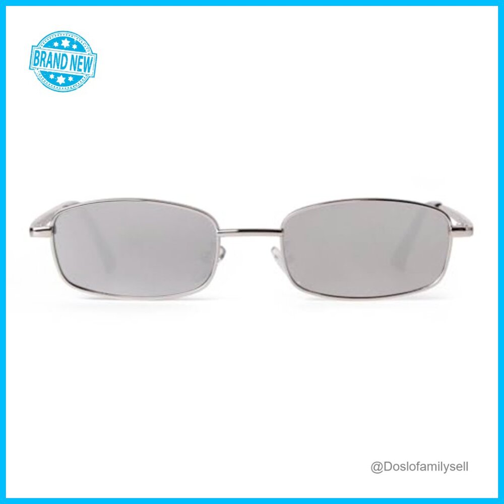 Thin Rectangular Sunglasses Retro Y2K Minimalist … - image 6